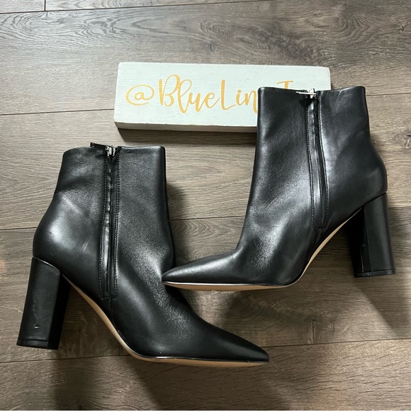 Marc Fisher Ulani Black Pointed Toe Boots NWOT - Picture 2 of 10
